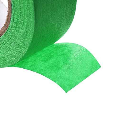 uxcell 6Pcs 25mm 1 inch Wide 20m 21 Yards Masking Tape Painters Tape Rolls Dark Green