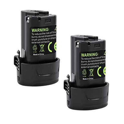 2 Pack 10,8V 4.0Ah Li-Ion Replacement Battery for Makita 10.8V-12V Max Lithium ion Battery BL1013 BL1014 194550-6 194551-4 195332-9