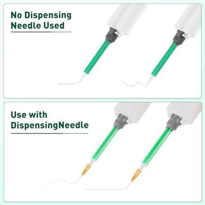 24 Pack Epoxy Mixing Nozzle, 3.5 Inch Adhesive Mixing Nozzle Tip, Resin Mixer Adhesive Gun Applicator for 50ml/1.7oz (1:1 & 2:1 Ratio)