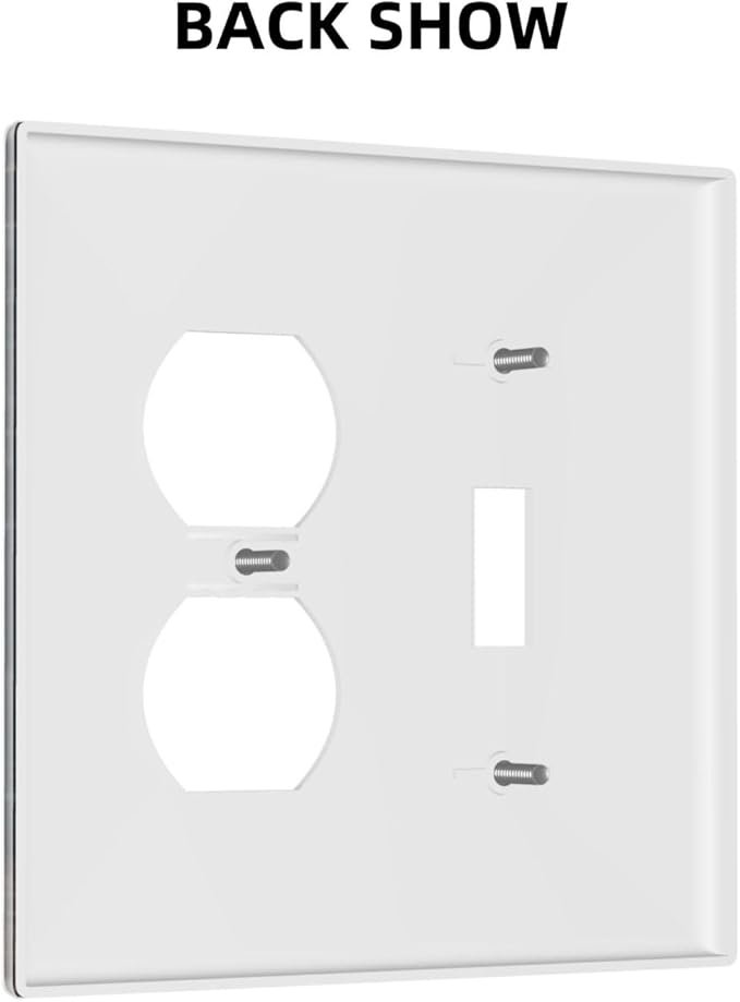 Decorative Art Light Switch Covers Foxes & Forest 2 Gang Single Toggle Duplex Combination Electrical Faceplate Switchplate Wall Plate for Home Decor