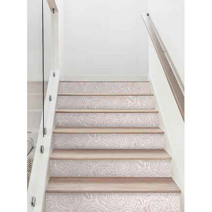CiCiwind Pink Wallpaper Floral Peel and Stick Wallpaper Modern Flower Contact Paper for Bathroom Bedroom Boho Removable Self Adhesive Wall Paper for Kitchen Cabinets Drawer Shelf 78.7" ¡¿ 16"