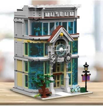 General Jim’s Science Museum 4-Story Modular Building Blocks Set with LED Lighting 3784 Pieces City Architecture Model | General Jim’s Toys &amp Bricks