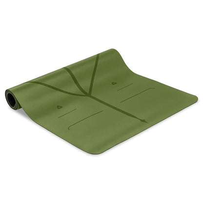 Liforme Travel Yoga mat – Patented Alignment System, Warrior-Like Grip, Non-Slip, Eco-Friendly, Ultra-Lightweight and Sweat Resistant, Made with Natural Rubber