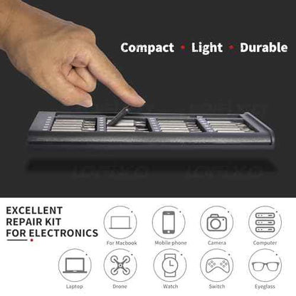 Screwdriver Set Star Pentalobe P5/P2 Triangle Triwing Y000 Y00 for Iphone/macbook/laptop/PC/xbox/Switch Controller Screwdriver Phillips,FlatHead Glasses Repair Kit Compatible with torx T8/T6/T5/T9/T10