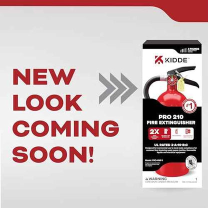 Kidde Commercial-Grade Fire Extinguisher for Office, Schools, Rechargeable, 2A10BC