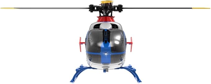 RC ERA C123 EC135 6CH RC Helicopter 1/36 Scale Military Aircraft Single-Rotor Gyroscopic Stabilization with Altitude Hold/One-Key Take Off for Beginners &amp Adults -RTF/2 Battery