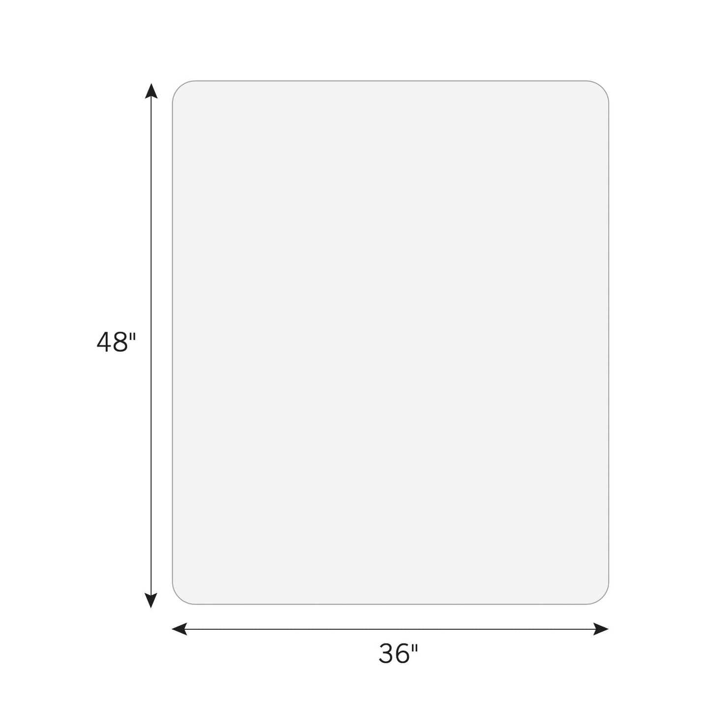 ZPAI 3x4ft Clear PVC Floor Mat, 2mm Thick Waterproof Protective Mat for Hard Floors, Under Refrigerator, Pet Bowls, or Appliances – Cuttable, Easy to Clean