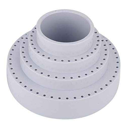 Pongnas Round Drill Storage Box, Drill Holder Hard Plastic Manager Tool Container Quality Tool Organizer
