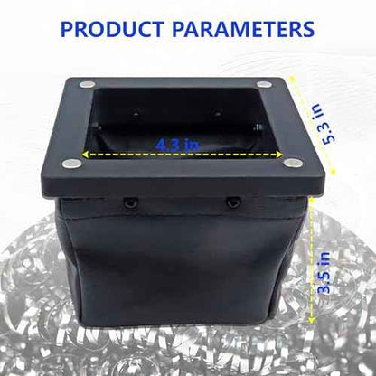 Dirt Bag Electrical drilling catcher bag£¬Magnetic Drill Shavings Catcher Black Lining Is Washable Without Metal Shavings Residue