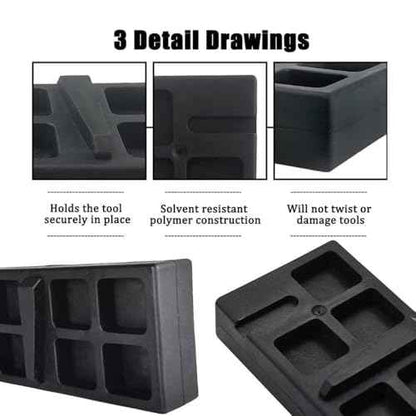 Vise Tool Block Reinforced Plastics Black £¨Lower 15£© Repair Smithing Tool Part Support
