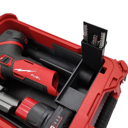 M12 Jigsaw Packout Organizer and blade storage for Milwaukee Compact Organizer - Tool, Accessory, and Battery Liner for Enhanced Protection