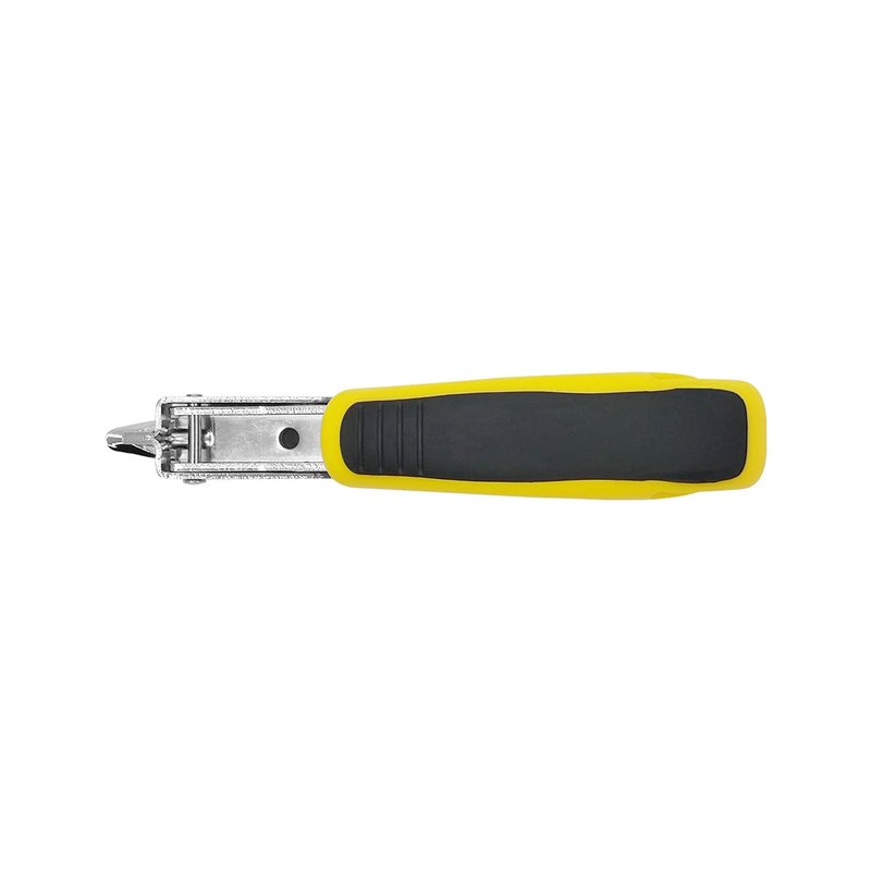 Staple Remover, Staple Puller Tool, Upholstery and Construction Heavy Duty Staple Remover, Strength Staple Puller Removing All Kinds of Staples(Yellow)