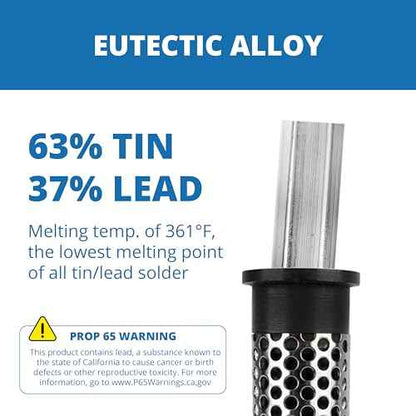 SRA Soldering Super Pure 63/37 Bar Solder ? Eutectic Tin-Lead Alloy for Electronics, Metalwork & Manufacturing | Smooth Flow, Low Melting Point, Made in USA, 1 lb Bar
