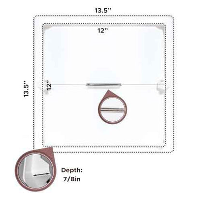 Morvat Spring Access Panel 12x12 Inch for Ceiling & Drywall, Heavy-Duty Durable ABS Plastic & Easy Install Access Box, Wall Hole Cover Plate for Plumbing & Electrical Cables & Wiring, White, 4 Pack