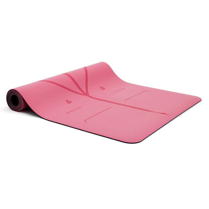 Liforme Travel Yoga mat – Patented Alignment System, Warrior-Like Grip, Non-Slip, Eco-Friendly, Ultra-Lightweight and Sweat Resistant, Made with Natural Rubber