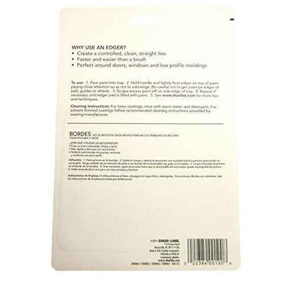 Shur-Line 2000863 00100 Paint Edger with 2 Guide Wheels, Red