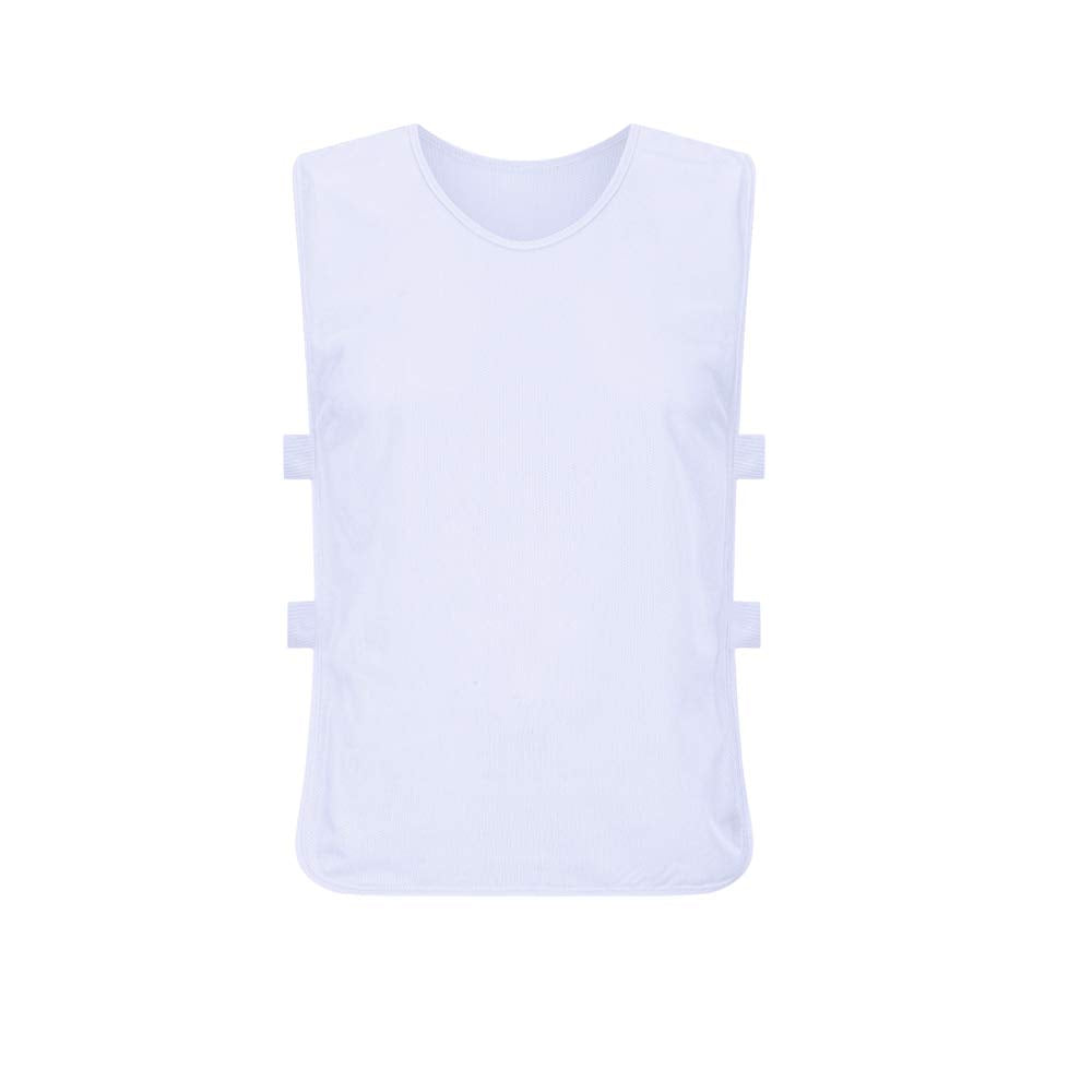 Antoyo 12Pcs Team Pinnies Adult Kids Football Jersey with Elastic Straps