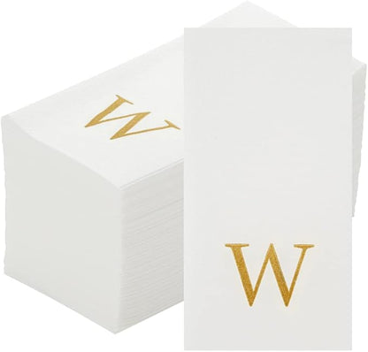 Luxenap 15.8 X 7.9 Inch Linen-Feel Guest Towels, 2000 Lettered Hand Towels