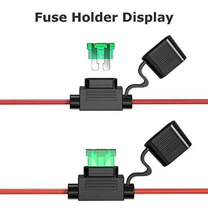 Power Wheels Adapter for Milwaukee, 18V Battery Adapter Power Wheels Battery Conversion Kit with Fuse Holder and 3PCS 30Amp Fuses UIInosoo for DIY, RC Toys and Robotics, Red