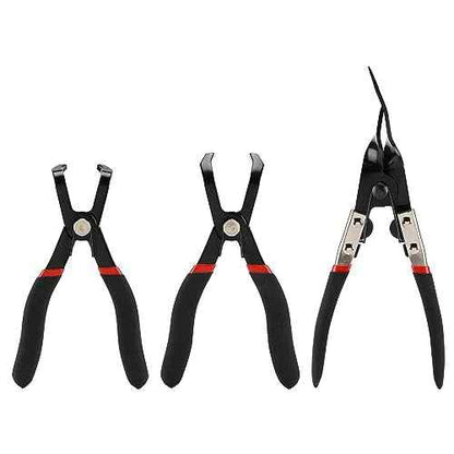 AIRTOON 3-Piece Push Pin Removal Tool Set, Panel Clip Pliers, 30 & 80 Push Pin Pliers, Easily Removes Plastic Fasteners, Rivets and Car Door Panel Trim Clip