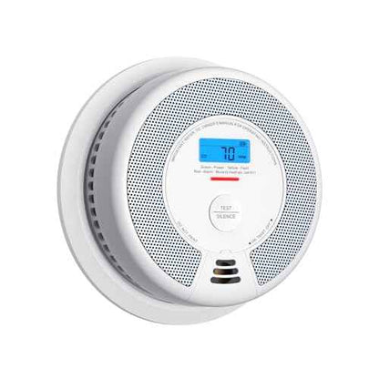 X-Sense Smart Smoke and Carbon Monoxide Detector Combo, Battery-Operated (Not AC Hardwired) Interconnected Combination Smoke Carbon Monoxide Detector, Base Station Required, SC07-MR, 1-Pack