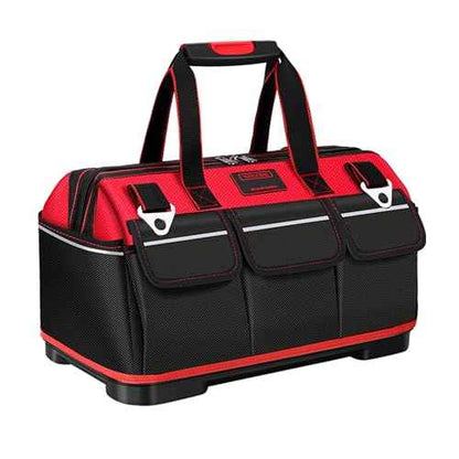 Thalirem 14-Inch Small Tool Bag, Heavy-Duty Durable Electrician Tote with Multi-Pockets, Water-Resistant Organizer for Mechanics, DIY Tools & Supplies