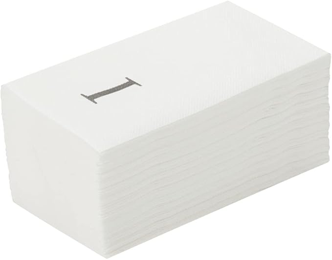 Luxenap 15.8 X 7.9 Inch Linen-Feel Guest Towels, 2000 Lettered Hand Towels