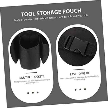 VALICLUD Tool Belt Cleaning Bottle Belt Tool Fanny Pack for Cleaning Work Tool Bags and Spray Bottle