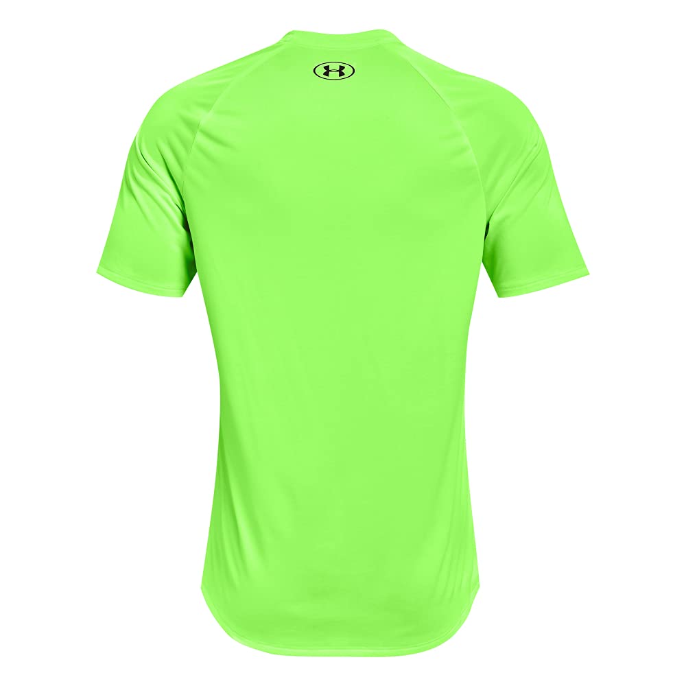 Under Armour Men's Tech 2.0 Short-Sleeve T-Shirt, Quirky Lime (752)/Black, Large