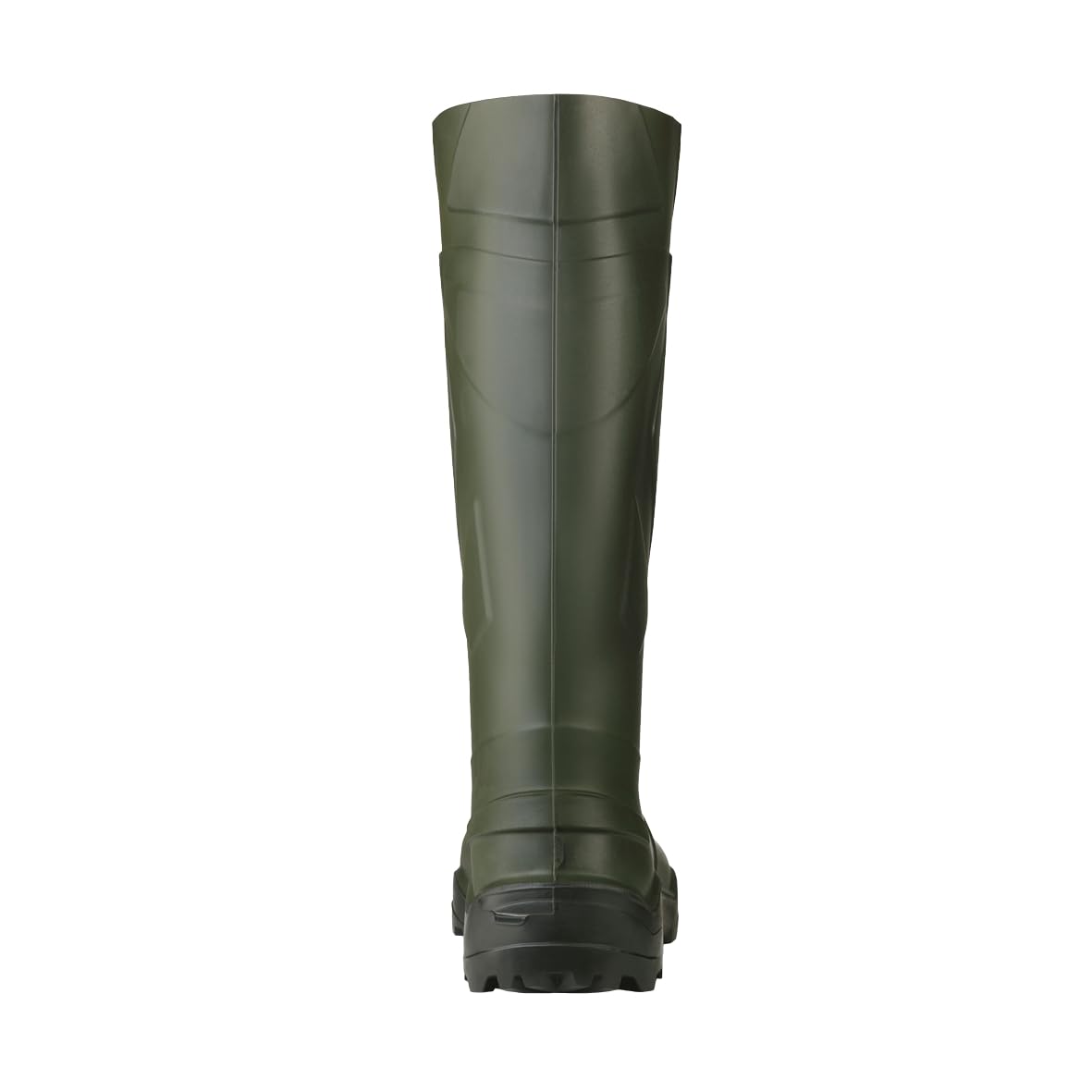 Dunlop Purofort Waterproof Work Boots for Men - Lightweight Insulated Rubber Boots Slip Resistant , Green/Black - 9