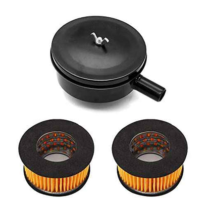 1/2" PT 20mm Thread Air Compressor Silencer Intake Filter Sound Muffler with a Replacement Element H-076