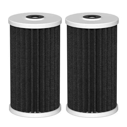 4.5"x10" 5 Micron Carbon Sediment Water Filter Replacement Cartridge Compatible with AO Smith, Whirlpool, Omni, Culligan Whole House Filtration Systems - AO-WH-PREL-RCP, 2 Pack