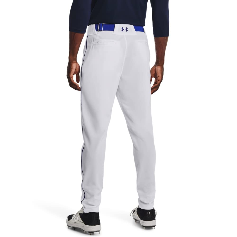 Under Armour Men's Utility Baseball Straight Leg Pant Pipe 22, (102) White/Midnight Navy/Midnight Navy, 3X-Large