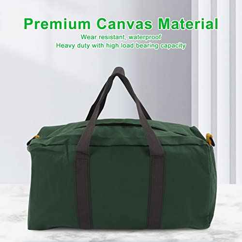 Wide Mouth Tool Bag,20 Inch Multifunction Waterproof Oxford , Hardware Parts Organizer for Carpentry Electrician 20 Inch(20 Inch)