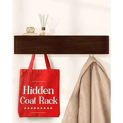 OLEEK Wall Coat Rack - Wall Shelf with Hooks - entryway Hooks - entryway Shelf - Modern Coat Rack - Wooden Coat Rack Wall Mount for Home Decor - Wooden Mount for Home Decor - Jacket Hanger