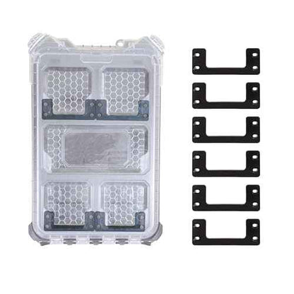 StealthMounts Mounting Cleats for Milwaukee Packout (6 Pack) Black | Mounting Cleats for Milwaukee Packout | Made in The UK