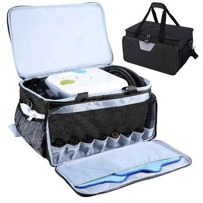 Carry Bag Compatible with Dupray Neat Steam Cleaner, Dupray Neat Steamer for Floors Storage Organizer Adjustable Steam Cleaner Storage Bag with Extra Pockets, Black