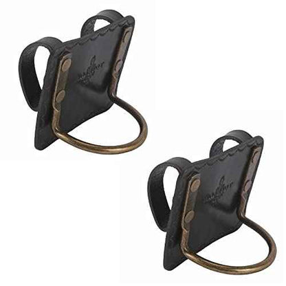 Tourbon Vintage Leather Hammer Holder Hatchet Carrier for Belt (Pack of 2 Pieces)