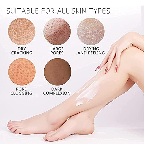 Pedicure Kit Foot Soak Set: Bubble Salt, Sugar Scrub, Massage Mask, Massage Lotion in a Box, 4 Step Foot Spa Kit for Dry Feet,Tired Feet（3 Set Tropical Fruit)