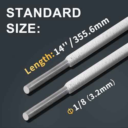 E4043 Aluminum Welding Rods 1 lb - 1/8" x 14" - AWS A5.3 Class E4043 - for Aluminum Alloy Repair, Welding, Brazing
