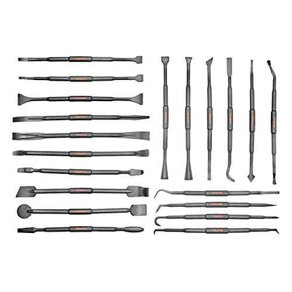 20PCS Double-Ended Pick and Hook Tool Set, Non-Marring Scraper & Pry bar Set