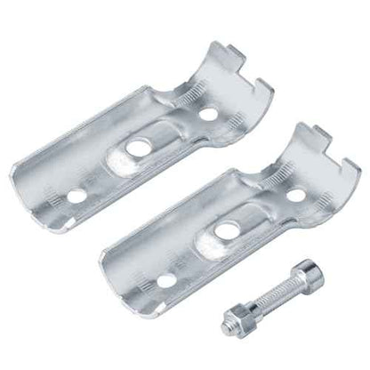 10 Sets T Pipe Clamp Connector for 1-1/4" x 1-1/4" (1.25" OD) Round Tube Frame, Chain Link Fence Tee Clamps, Carbon Steel