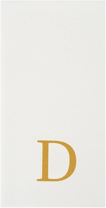 Luxenap 15.8 X 7.9 Inch Linen-Feel Guest Towels, 50 Lettered Hand Towels
