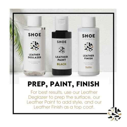 Shoe Clinic Leather Paint | 50ml / 1.7oz | Customize Shoes, Sneakers, Boots & More | Scratch & Peel Resistant | Quick Drying & Flexible | Available in 12 Colors