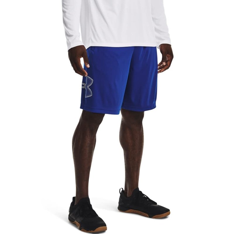 Under Armour Men's Tech Graphic 10" Shorts, Royal (402)/Mod Gray, Large