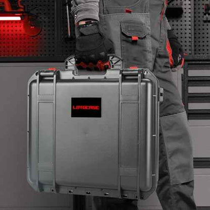 Case for Milwaukee Oscillating Multi Tool - Power Tools Box for Milwaukee M18 M12 2836-20/2626-20/2526-20/2426-20, Waterproof Hard Tool Box for Milwaulkee Fuel Multi-tool/Battery/Charger (Case Only£©