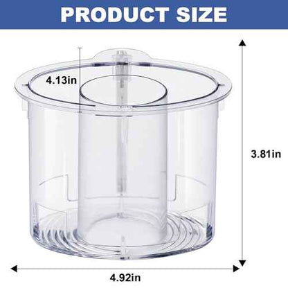 14-cup Large Pusher DLC-2014PT1 and Small Pusher DLC-2014SPT1-1, Compatible 4 Locking Tabs DLC-005AGTXT1 Bowl and DFP-14NWBCT1X Cover, Food Processor Parts Replacement Fits DFP-14 DLC-2014