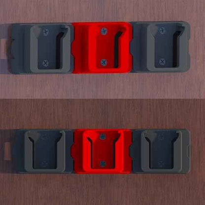 Battery Holder for Milwaukee 18 18V Battery (No Battery), 18Packs Wall Mount Batteries Storage for Wall, Work Van, Shelf, Toolbox