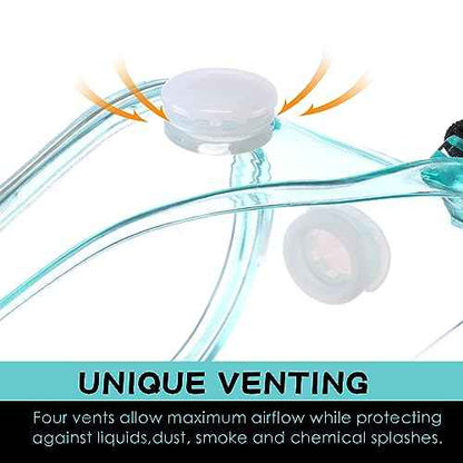 Yunsailing Protective Safety Goggles Lab Over Glasses Clear Anti Fog Eye Protection Goggles for Men Women
