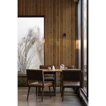Hopeak Faux Wood Wallpaper Peel and Stick Self-Adhesive Vinyl Decorative Wallpaper Removable 17.5 x 118 Inches Dark Brown
